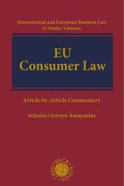 Cover von EU Consumer Law