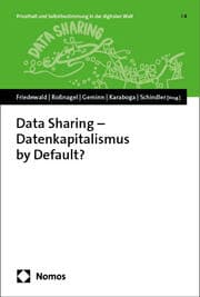 Cover von Data Sharing - Datenkapitalismus by Default?