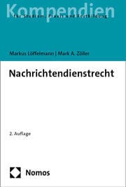 Cover von Nachrichtendienstrecht