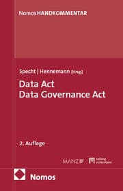 Cover von Data Act, Data Governance Act: DA, DGA