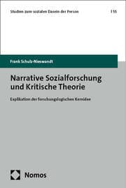 Cover von Narrative Sozialforschung und Kritische Theorie