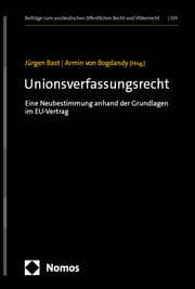 Cover von Unionsverfassungsrecht