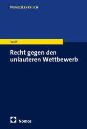 Cover von Recht gegen den unlauteren Wettbewerb