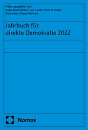 Cover von Jahrbuch für direkte Demokratie 2022