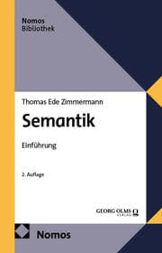 Cover von Semantik