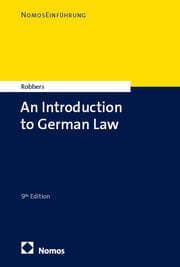 Cover von An Introduction to German Law