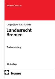 Cover von Landesrecht Bremen