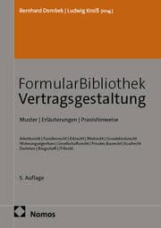 Cover von FormularBibliothek Vertragsgestaltung
