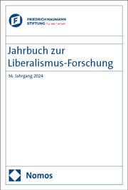 Cover von Jahrbuch zur Liberalismus-Forschung