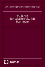 Cover von 50 Jahre Juristische Fakultät Hannover
