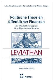 Cover von Politische Theorien öffentlicher Finanzen