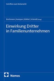 Cover von Einwirkung Dritter in Familienunternehmen