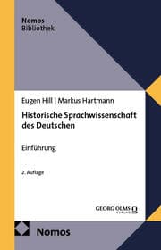 Cover von Historische Sprachwissenschaft des Deutschen