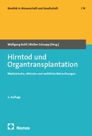 Cover von Hirntod und Organtransplantation
