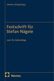 Cover von Festschrift für Stefan Nägele