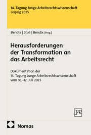 Cover von Herausforderungen der Transformation an das Arbeitsrecht
