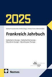 Cover von Frankreich Jahrbuch 2025