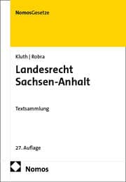 Cover von Landesrecht Sachsen-Anhalt