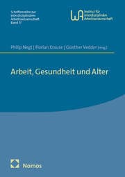 Cover von Arbeit, Gesundheit und Alter