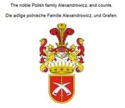 Cover von The noble Polish family Alexandrowicz, and counts. Die adlige polnische Familie Alexandrowicz, und Grafen.