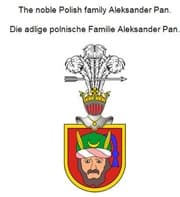 Cover von The noble Polish family Aleksander Pan. Die adlige polnische Familie Aleksander Pan.