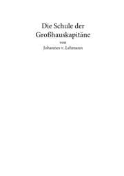 Cover von Die Schule der Großhauskapitäne