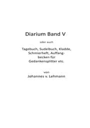 Cover von Diarium V