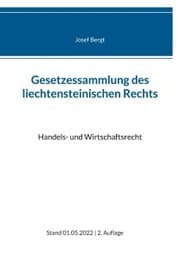 Cover von Gesetzessammlung des liechtensteinischen Rechts