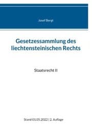 Cover von Gesetzessammlung des liechtensteinischen Rechts
