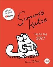 Cover von Simons Katze Tagesabreißkalender 2027