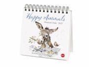 Cover von Happy Animals Premium-Postkartenkalender 2027