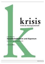 Cover von Gesellschaftsform und Eigentum - Krisis 1/ 2022