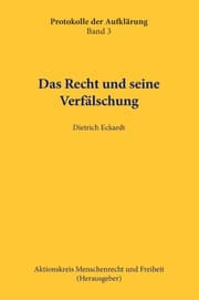 Cover von Das Recht und seine Verfälschung