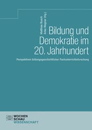 Cover von Bildung und Demokratie im 20. Jahrhundert