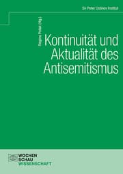 Cover von Kontinuität und Aktualität des Antisemitismus