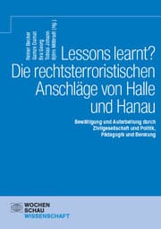 Cover von Lessons learnt? Die rechtsterroristischen Anschläge von Halle und Hanau