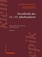 Cover von Novellistik des 13.-15. Jahrhunderts