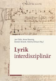 Cover von Lyrik interdisziplinär