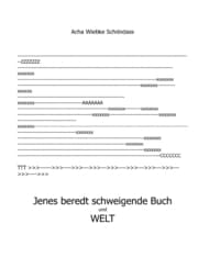 Cover von Jenes beredt schweigende Buch