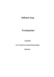 Cover von Fundsachen