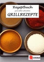 Cover von Rezeptbuch zu selber schreiben - Grillrezepte Motiv BBQ Rubs und Trockenmarinaden