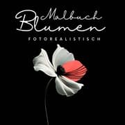 Cover von Malbuch Blumen Fotorealistisch