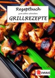 Cover von Rezeptbuch zum selber schreiben - Grillrezepte Motiv 7 - Asiatische Grillspieße