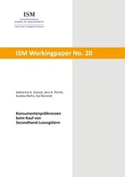 Cover von Konsumentenpräferenzen beim Kauf von Secondhand-Luxusgütern