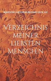 Cover von Verzeichnis meiner liebsten Menschen