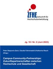 Cover von Campus-Community-Partnerships: Zukunftspartnerschaften zwischen Hochschule und Gesellschaft