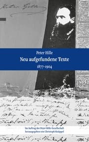 Cover von Peter Hille - Neu aufgefundene Texte