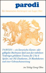 Cover von Parodi - ein literarisches Kartenspiel
