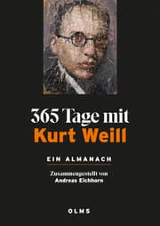 Cover von 365 Tage mit Kurt Weill. Ein Almanach