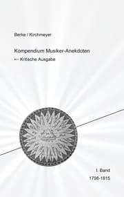 Cover von Kompendium Musiker-Anekdoten Erster Band 1798-1818